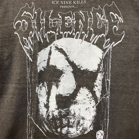 Ice Nine Kills Silence Mask Rock Tee size Large - Picture 2 of 4